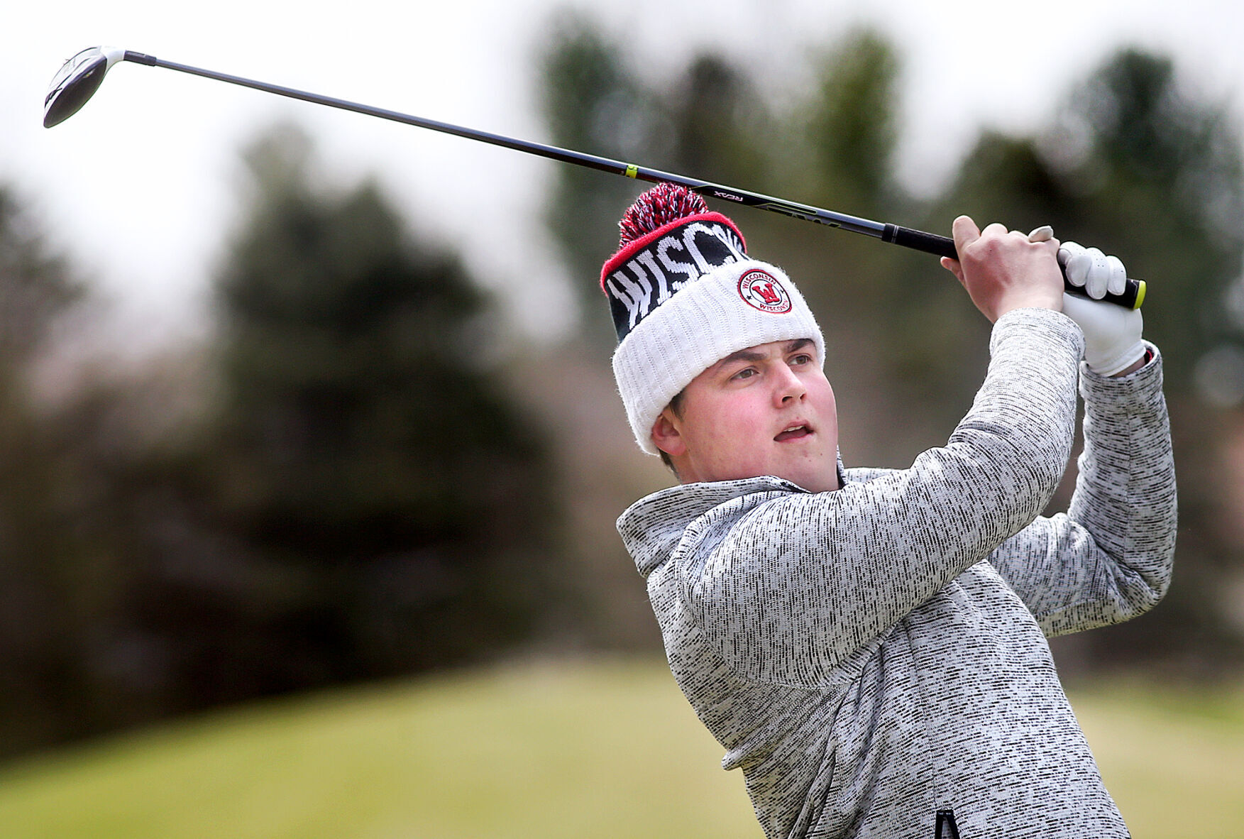A chilly day on the links